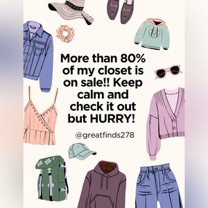HUMONGOUS Closet Sale!